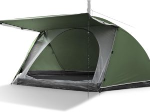 1 Person Tent for Camping, Backpacking Tent with Easy Setup, 3 to 4 Season Camping Tents, Lightweight Outdoor Tent for Hiking Mountain Hunting