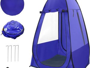Pop Up Tent, Clear Outdoor Tents Sports Fishing, Rainproof and Windproof Beach Camping, Lightweight and Sturdy, Easy Set Up, UPF 50+ Portable Folding 39" x 64"
