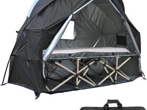 Ultimate Comfort Cot Tent - Portable, Easy Setup, and Versatile for Solo Campers and Outdoor Relaxation, Without Bed